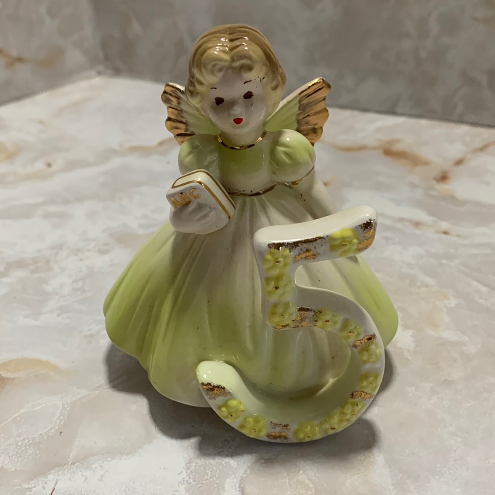 Josef original: birthday angle ceramic figurine year 5